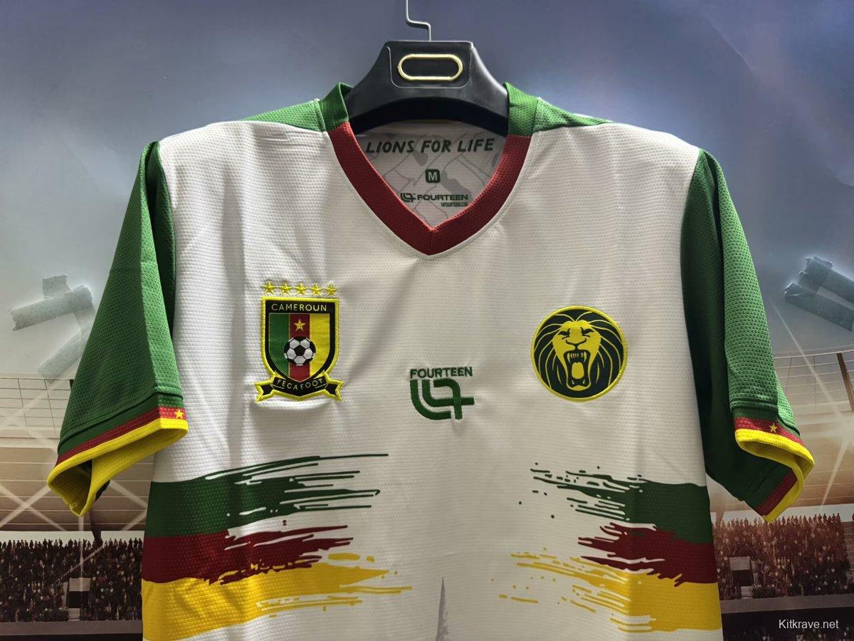 2025 Cameroon Third WHITE Jersey