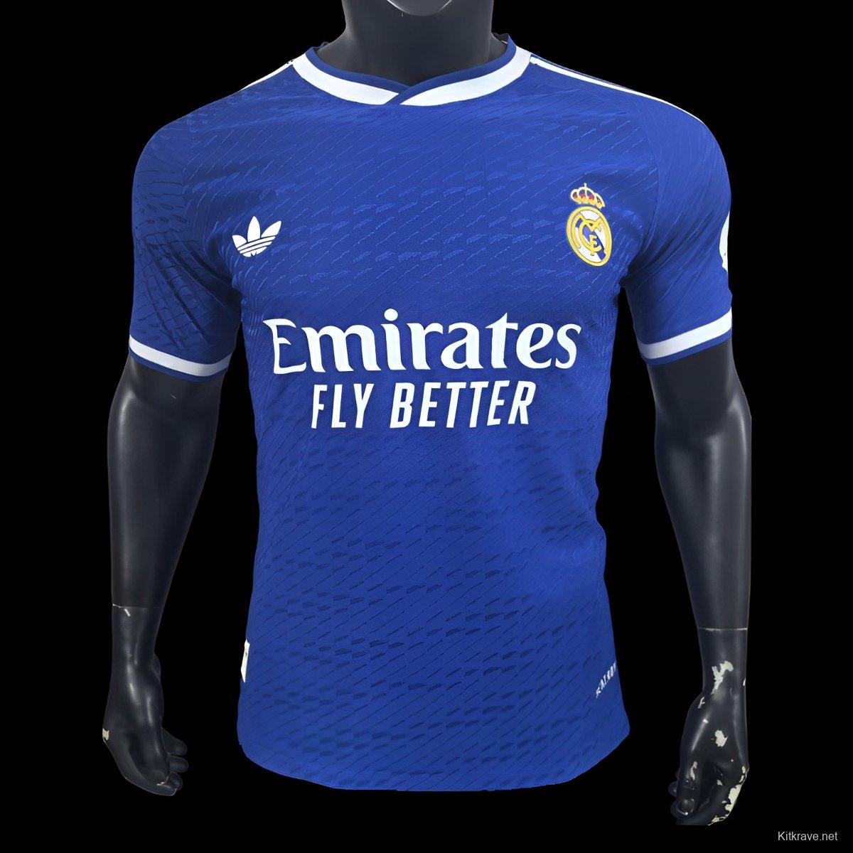 Player Version 25/26 Real Madrid Third Blue Jersey