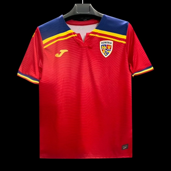 2025 Romania Away Red Jersey