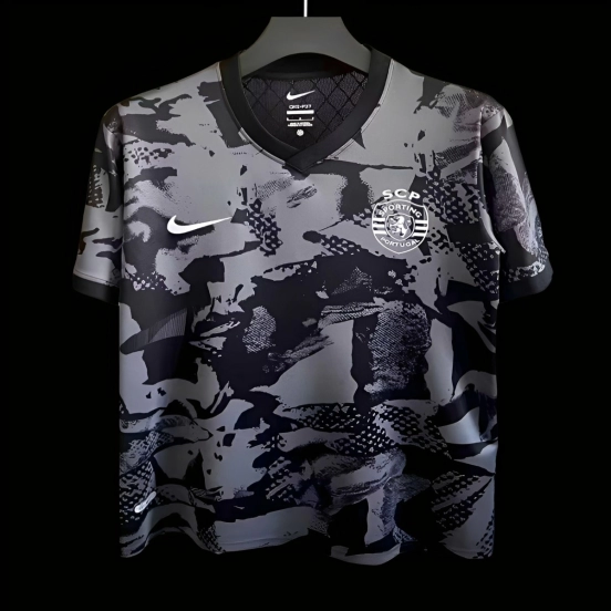 25/26 Sporting Lisbon Grey Pre-Match Jersey