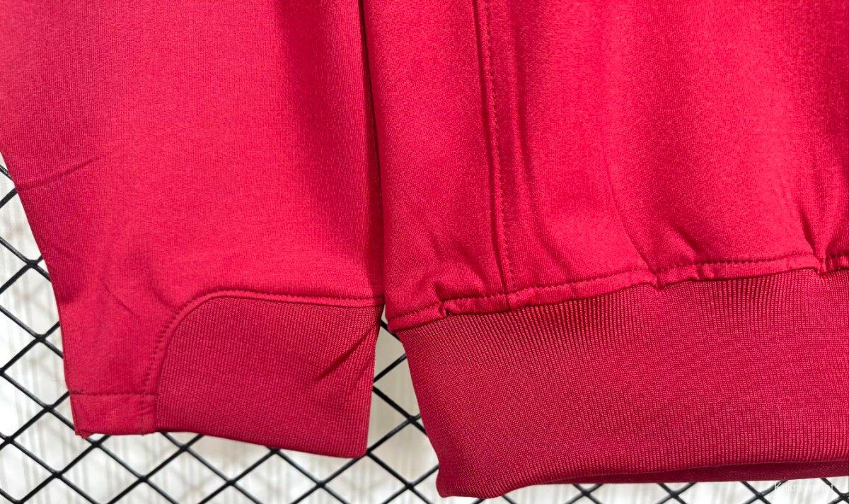 Retro 2006 Portugal Red Full Zipper Jacket