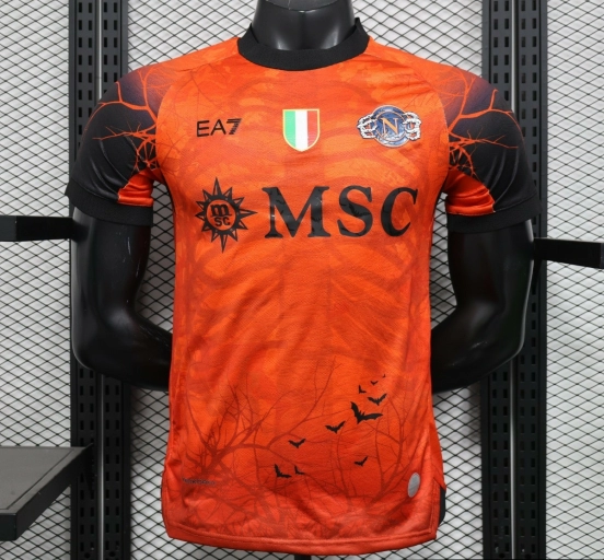 Player Version 25/26 Napoli Halloween Orange Jersey-Glow In Dark