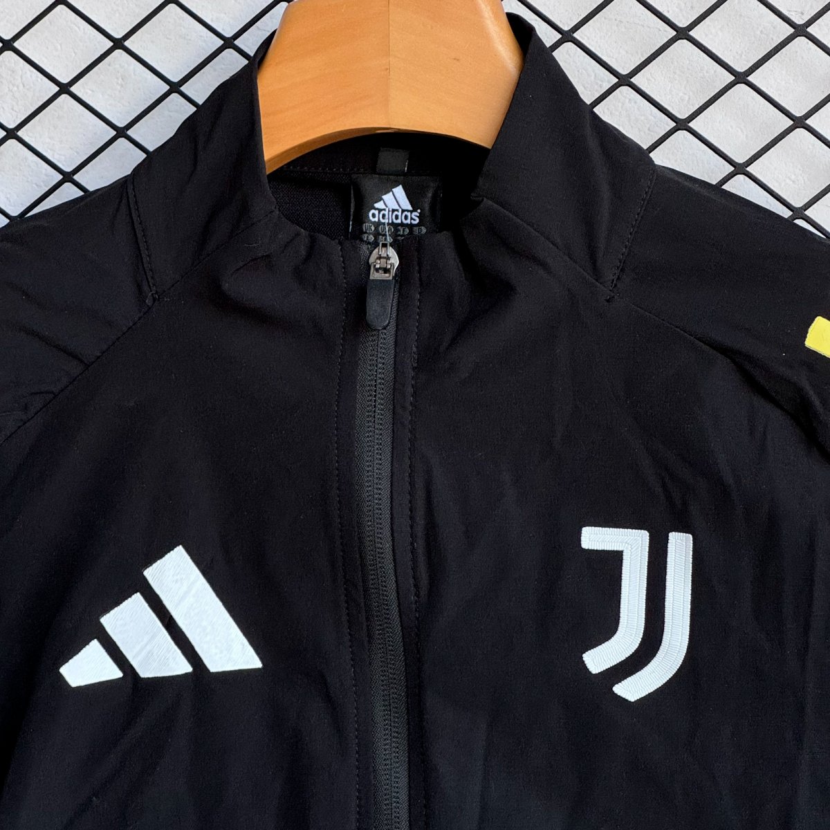 25/26 Olympique Marseille Black Full Zipper Windbreaker + Long Pants