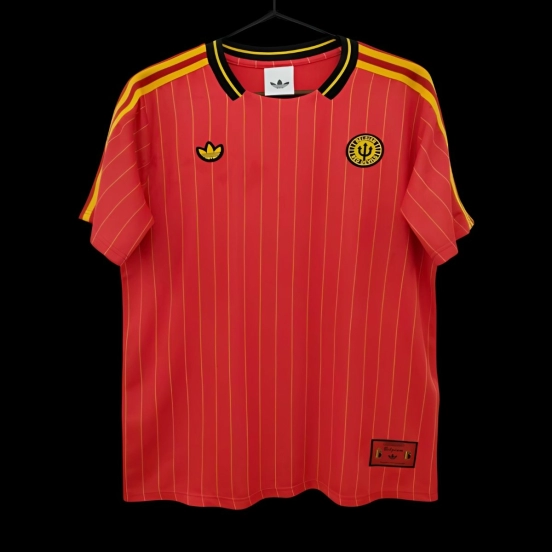2026 Belgium Adidas Terrace Icons Red Jersey