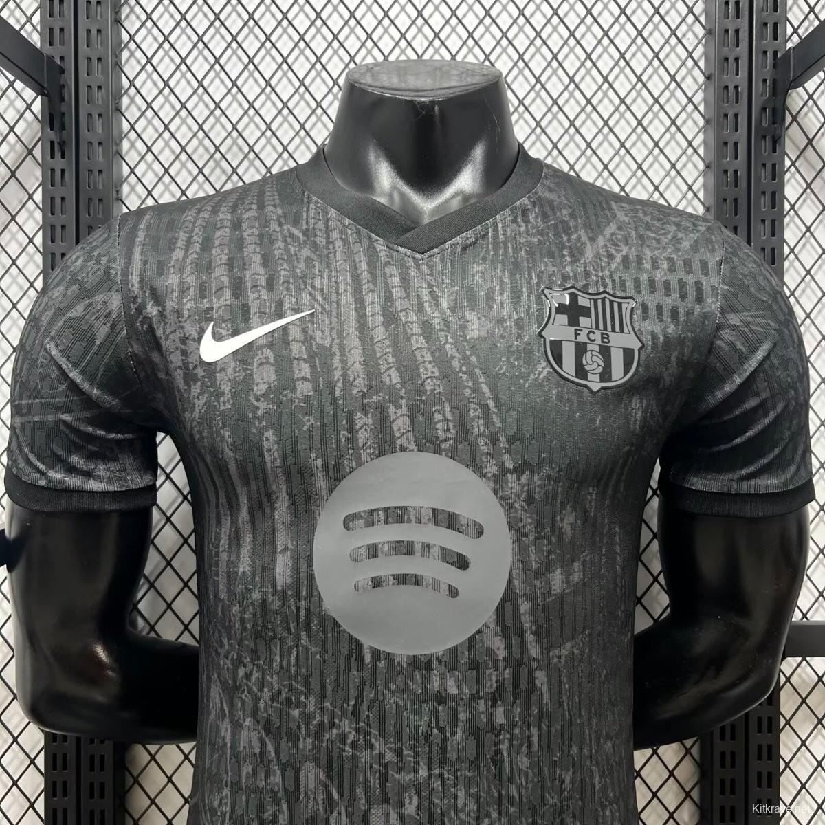 Player Version 25/26 FC Barcelona Black Special Edition Soccer Jersey