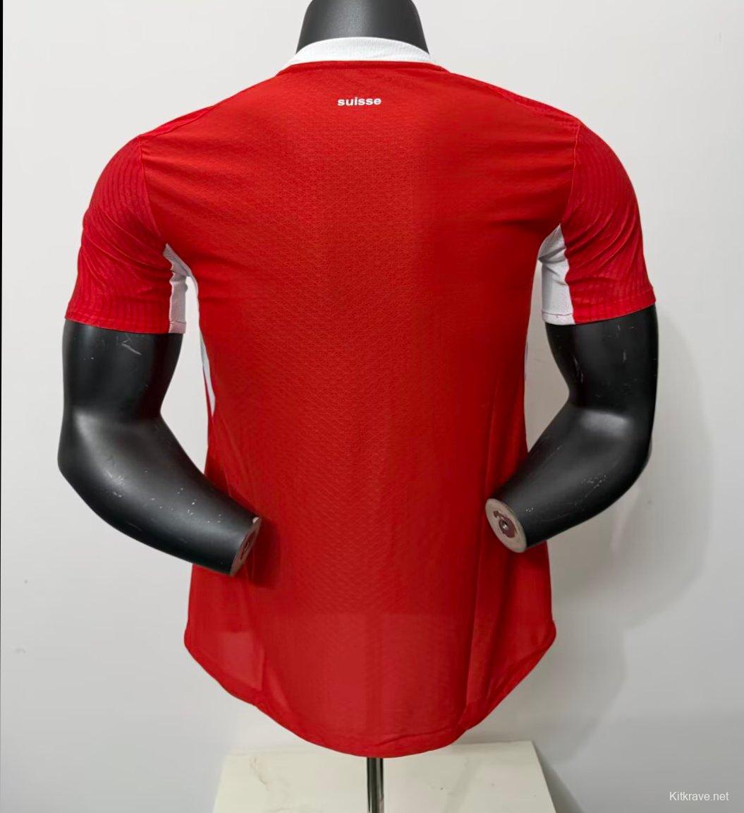 Player Version 2026 Switzerland Home Jersey