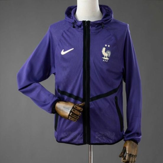 2026 France Men's Football Anthem Jacket - Purple