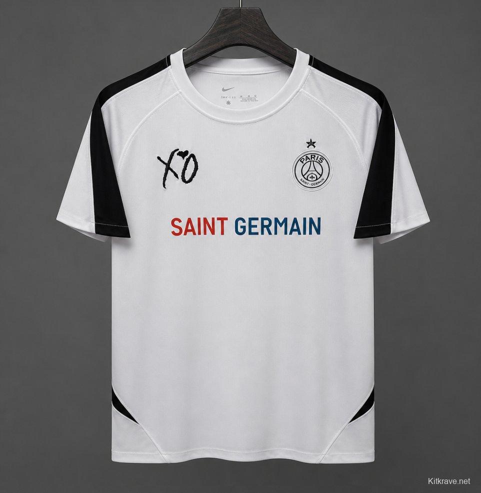 26/27 PSG x XO "Paris Los Angeles" Special Edition White Jersey