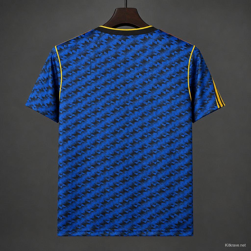 26/27 Manchester United 1990-92 Vintange Remake Away Jersey
