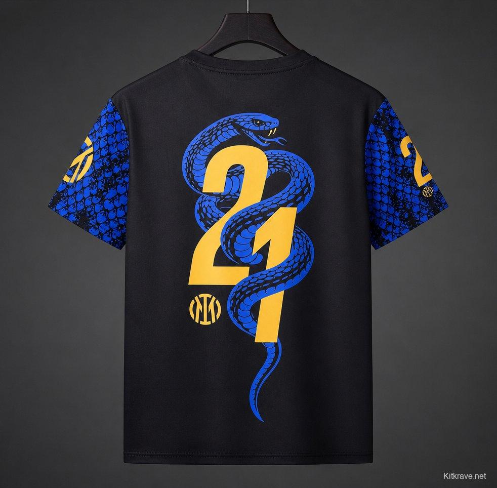 26/27 Inter Milan "Campioni d'Italia 25/26" Black T-shirt