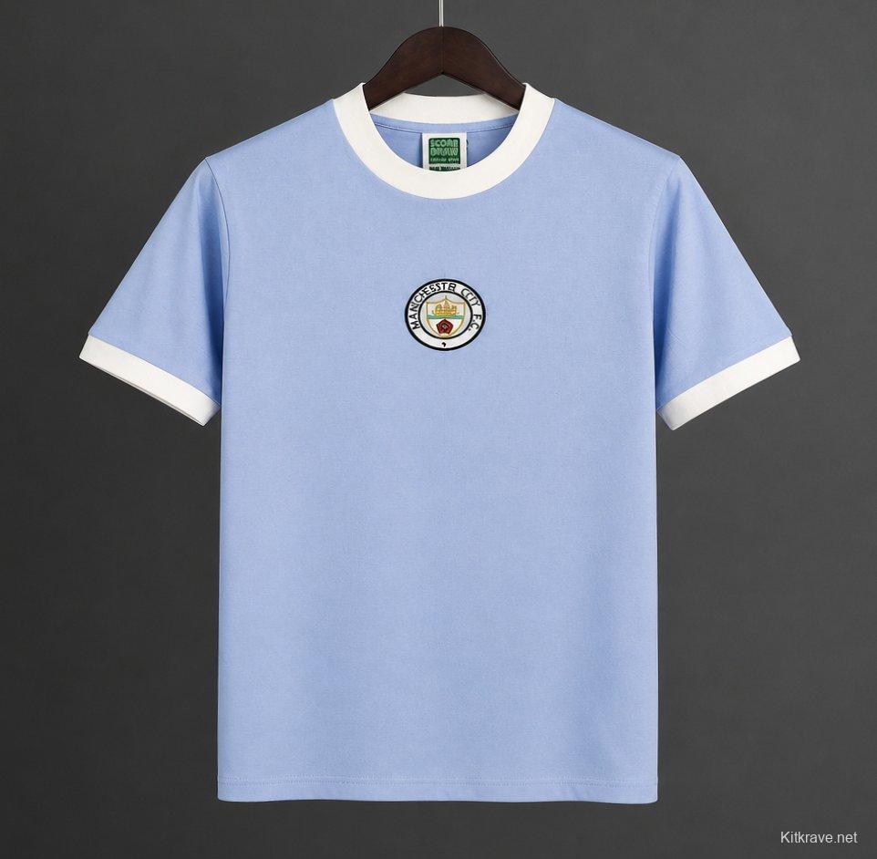 Retro Manchester City 1972 home Soccer Jersey