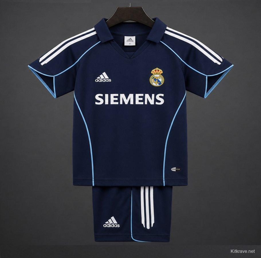 Retro Kids 05/06 Real Madrid Away Jersey