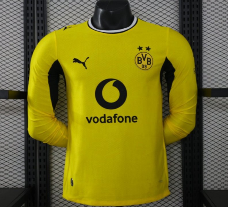 Player Version 26/27  Borussia Dortmund Yellow Home Long Sleeve Jersey