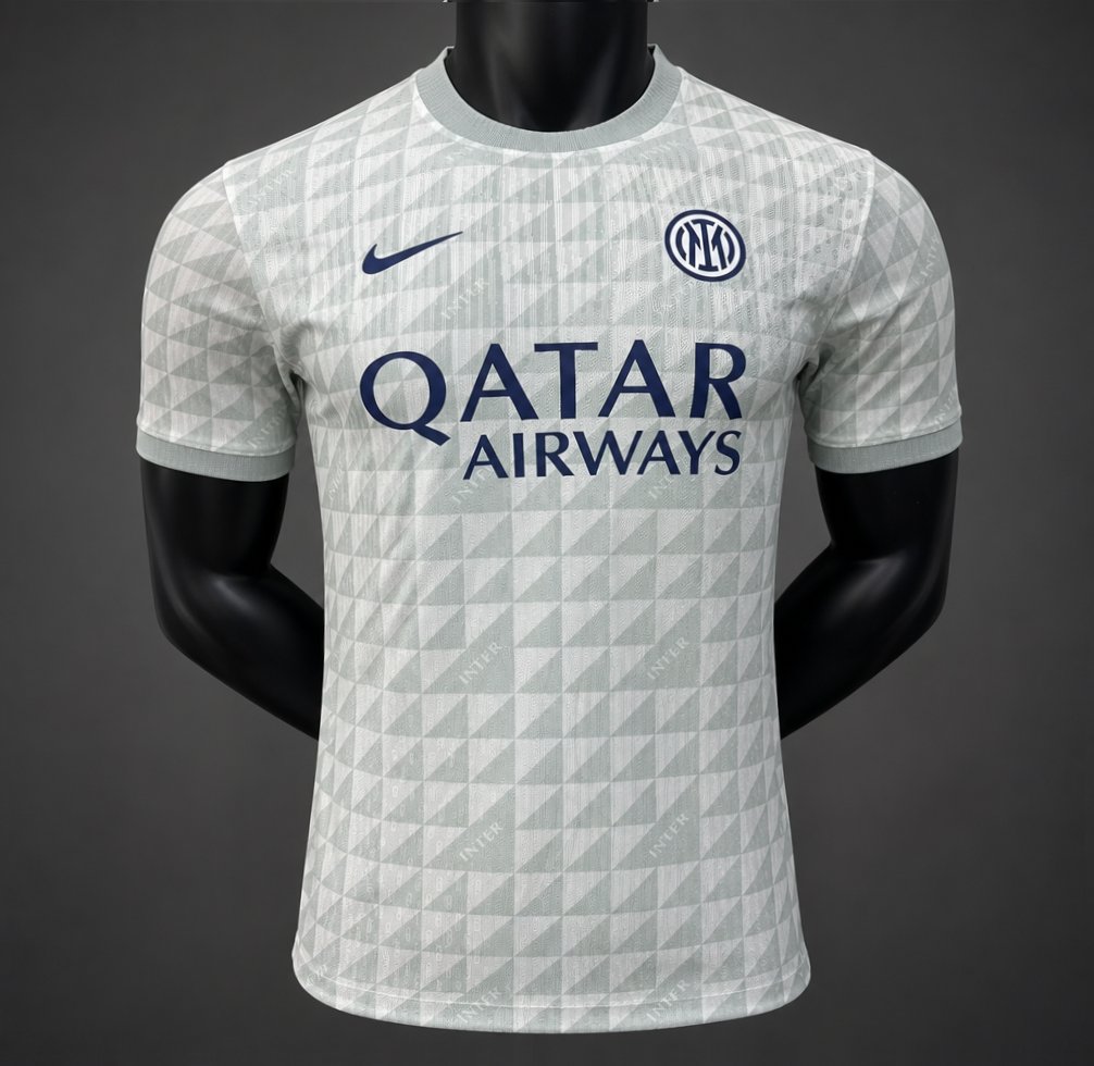 Player Version 26/27 Inter Milan Gray White Pre-Match Jersey