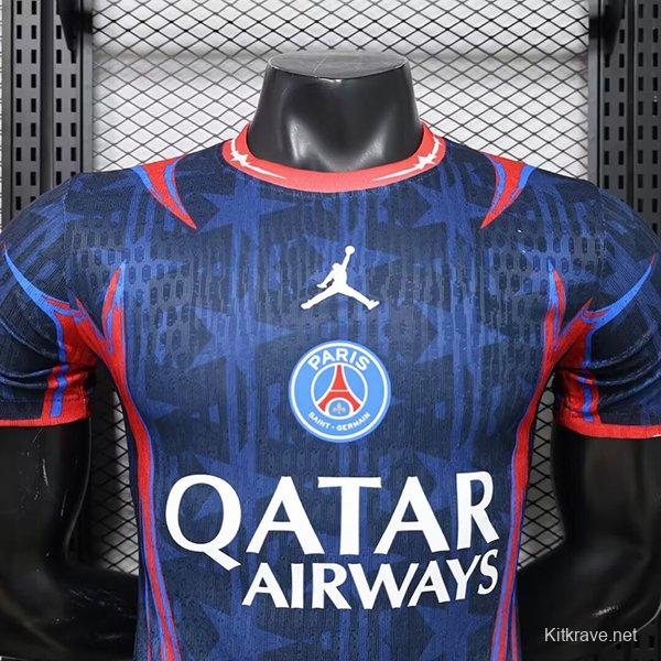 Player Version 26/27 PSG x Jordan Special Navy Blue/Red Jersey