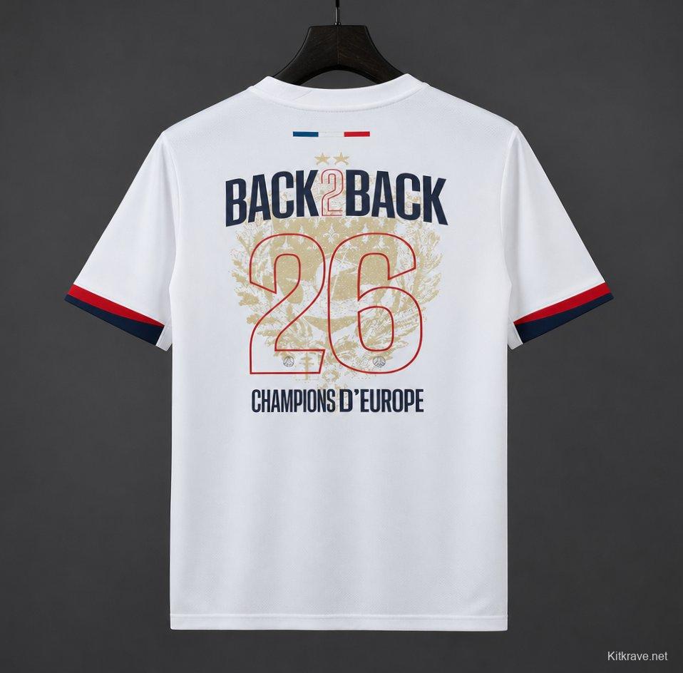 2 Star 25/26 PSG Away Jersey