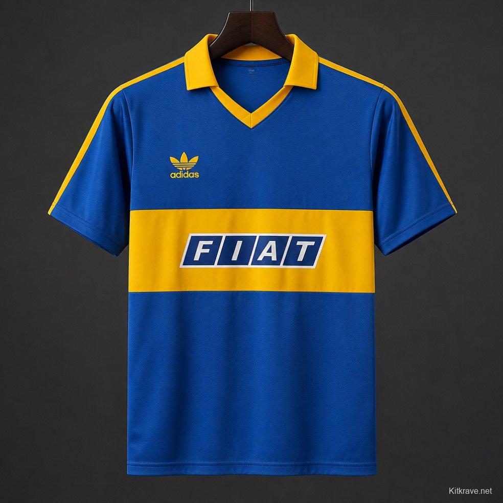 Retro 90/91 Boca Juniors Home Jersey