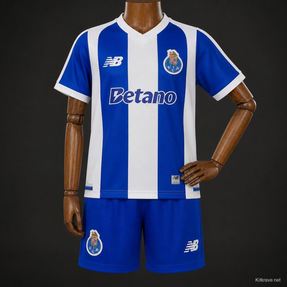26/27 Kids Porto Home Jersey