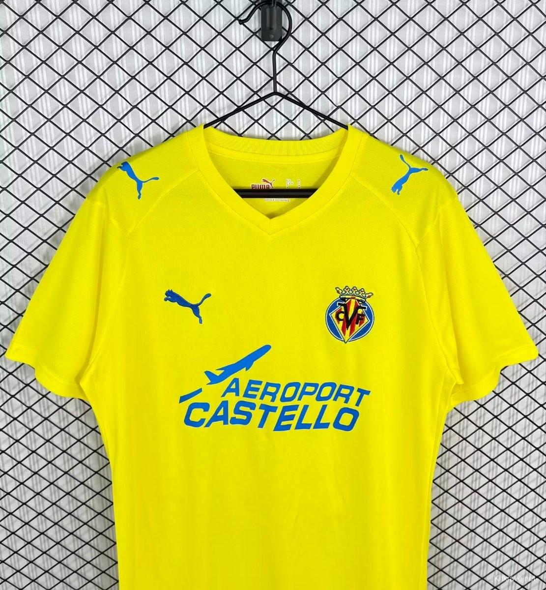 Retro 08/09 Villarreal CF Home Jersey