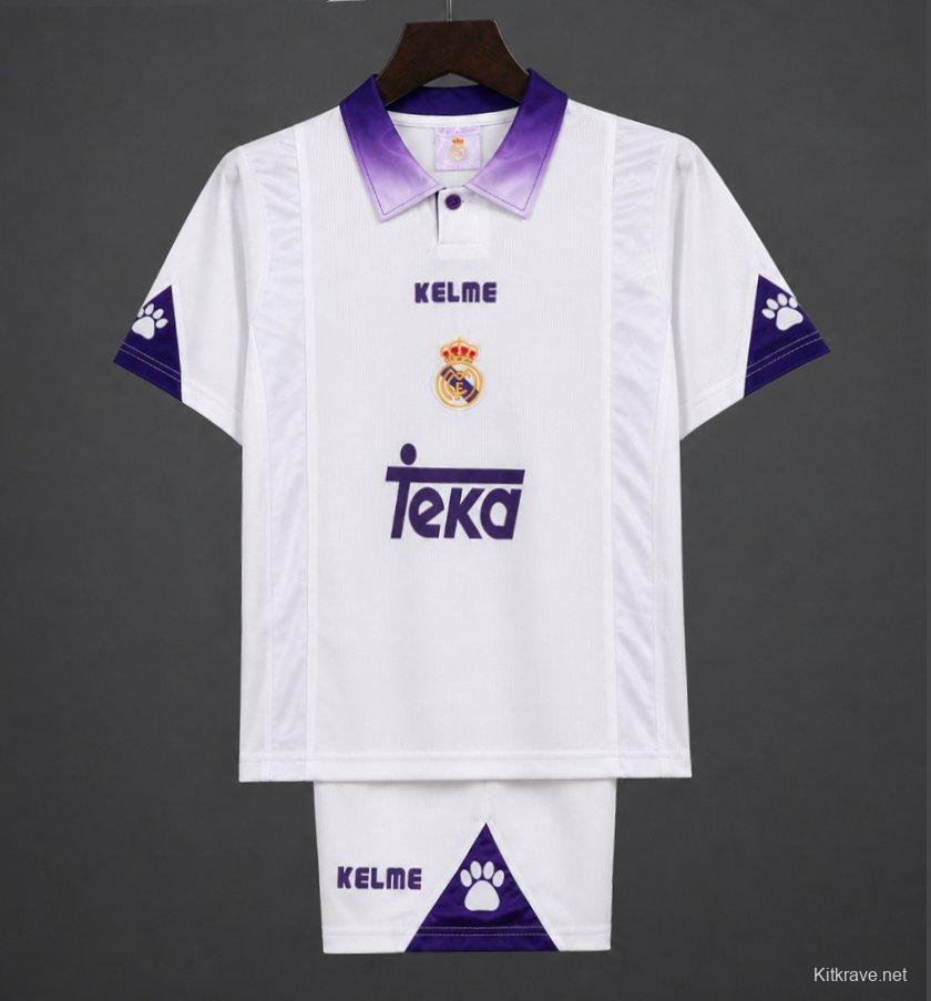 Retro Kids 97/98 Real Madrid Home Jersey
