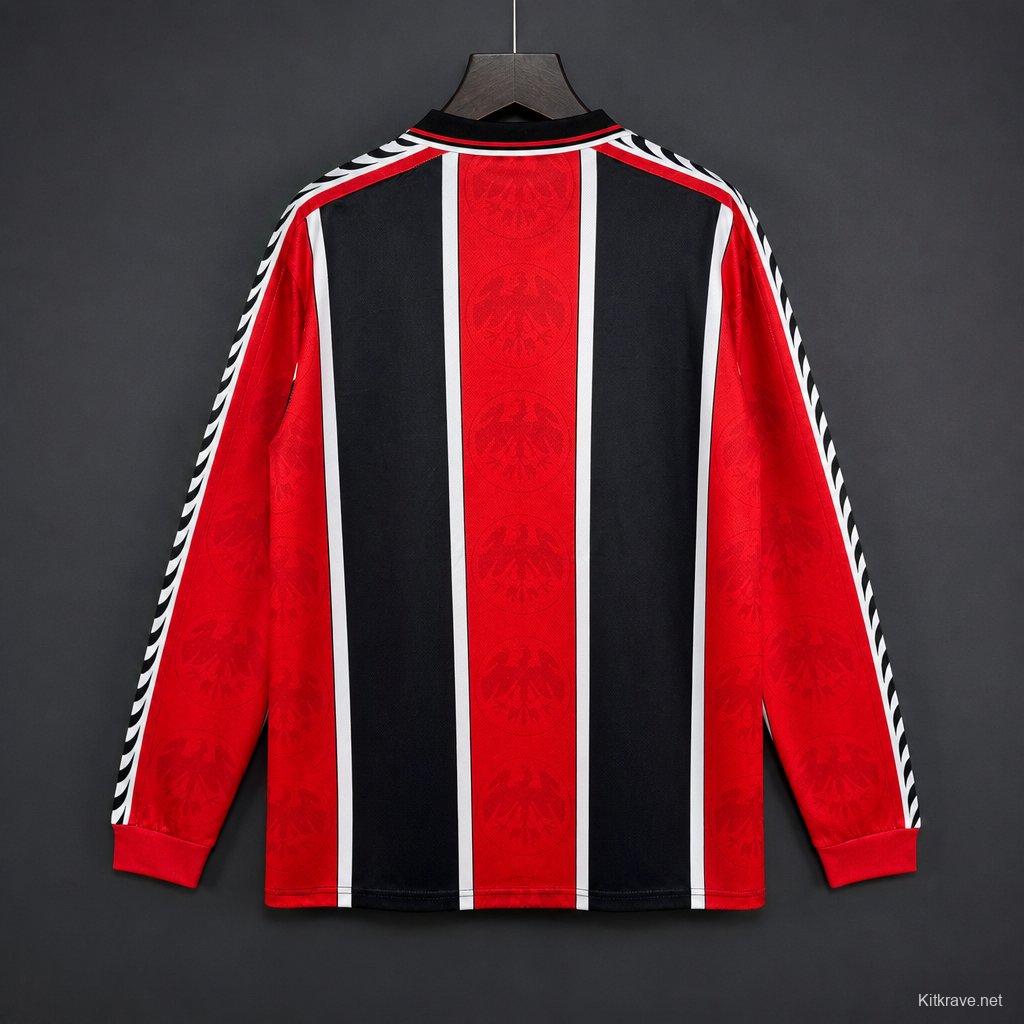 Retro 95/96 Eintracht Frankfurt Home Long Sleeve Jersey