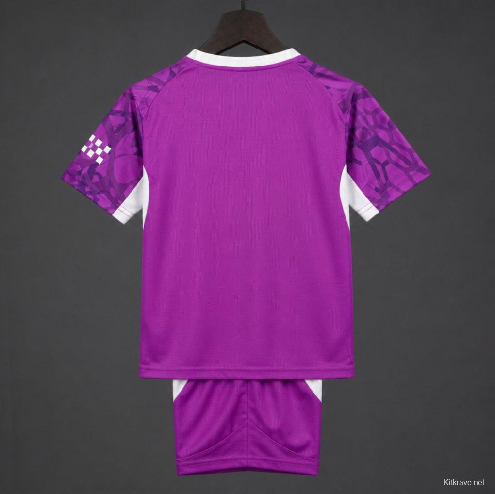 26/27 Kids Manchester City Goalkeeper Electric Orchid Jersey