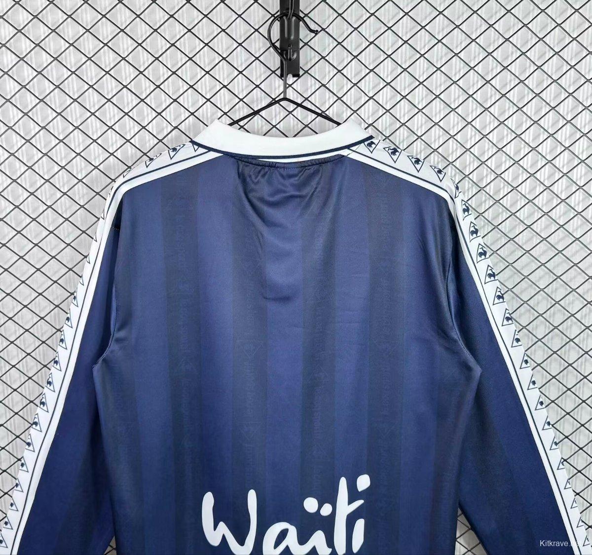 Retro 96/97 Girondins de Bordeaux Home Long Sleeve Jersey
