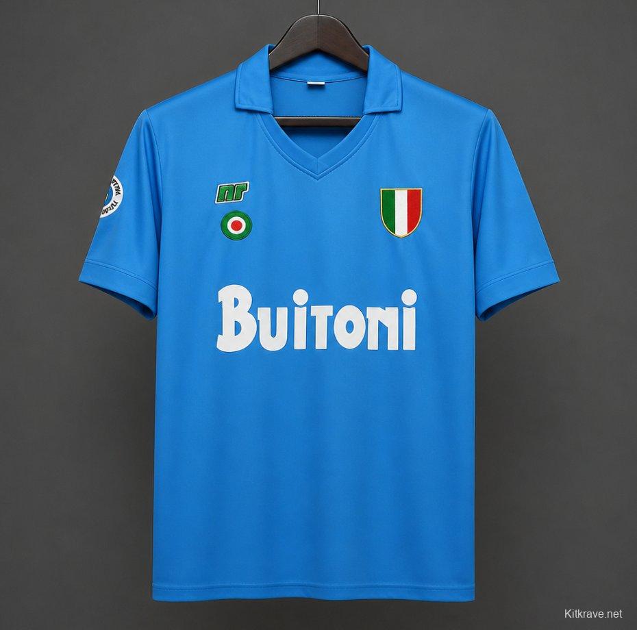 Retro Napoli 87/88 home Soccer Jersey