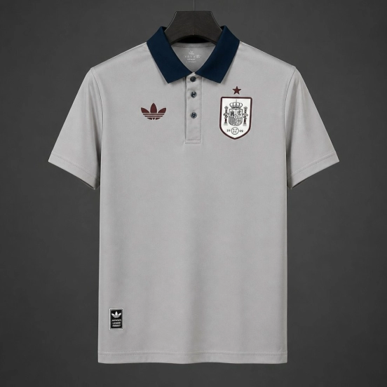 2026 Spain Grey POLO Jersey