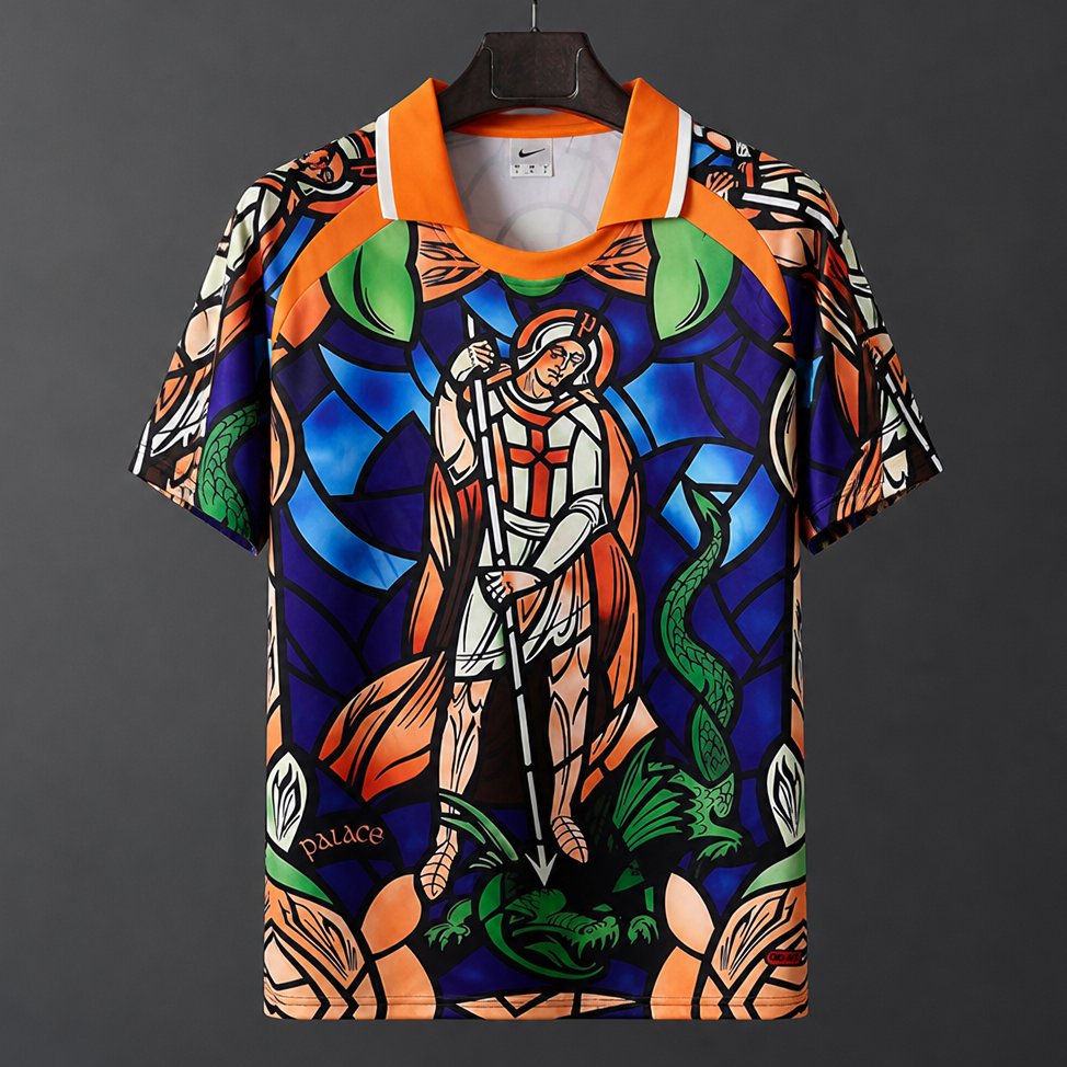 2026 Palace x Nike England Football 'Bright Crimson' Jersey
