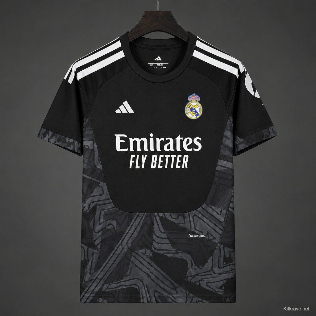 26/27 Real Madrid Goalkeeper Black Jersey