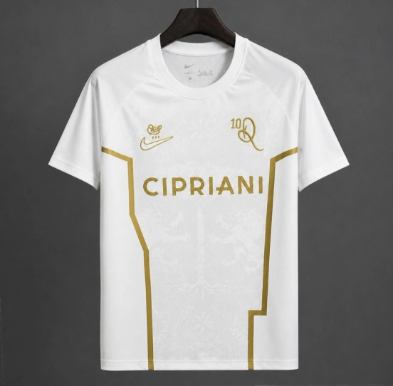 26/27 Ronaldinho 10 Ravenna FC White/Golden Special Edition Jersey