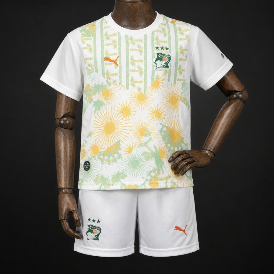 2026 Kids Ivory Coast World Cup Away Kit