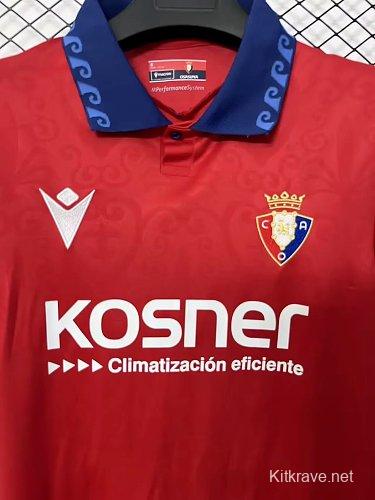 26/27 CA Osa home Red  jersey