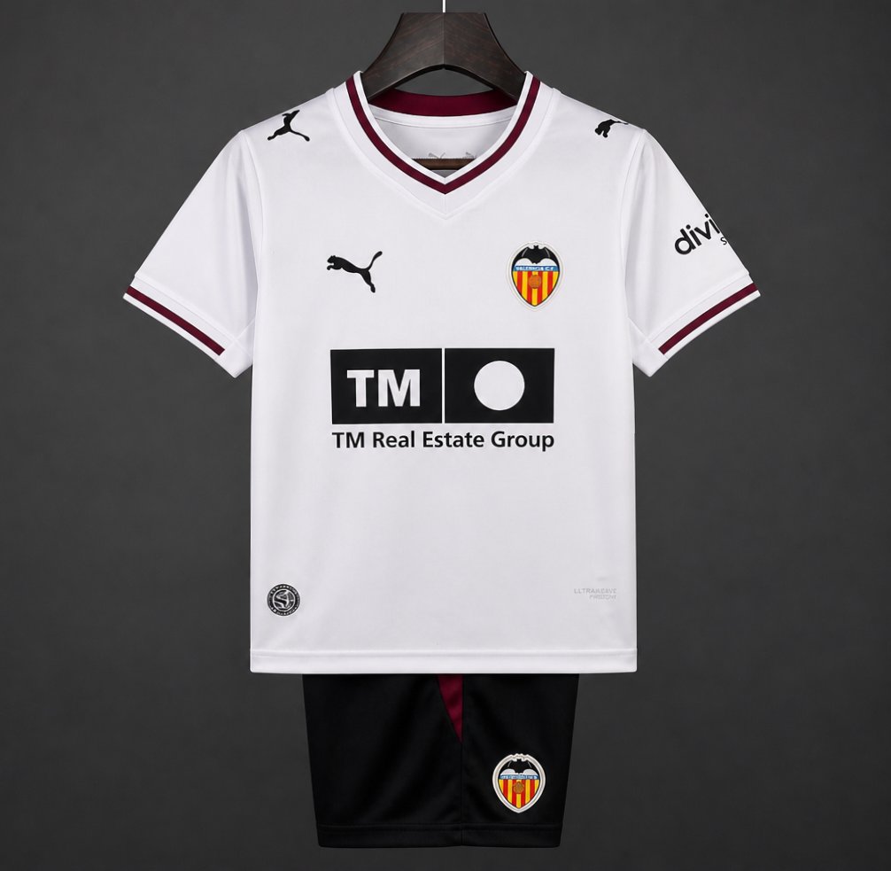 26/27 Kids Valencia CF Home Jersey