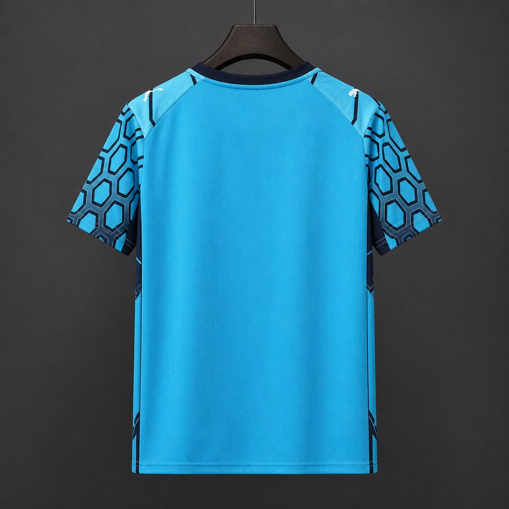26/27 Olympique Marseille Goalkeeper Bright Aqua/Club Navy Jersey