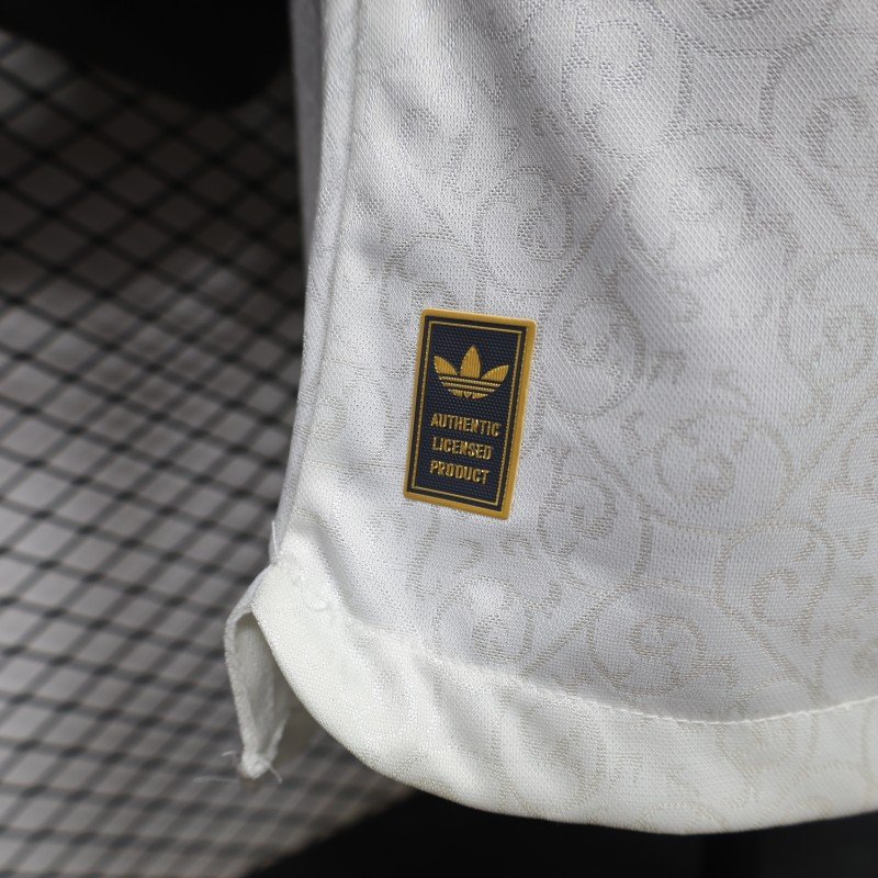 2 Star Player Version 2026 Spain Away White Jersey With Champion Patch