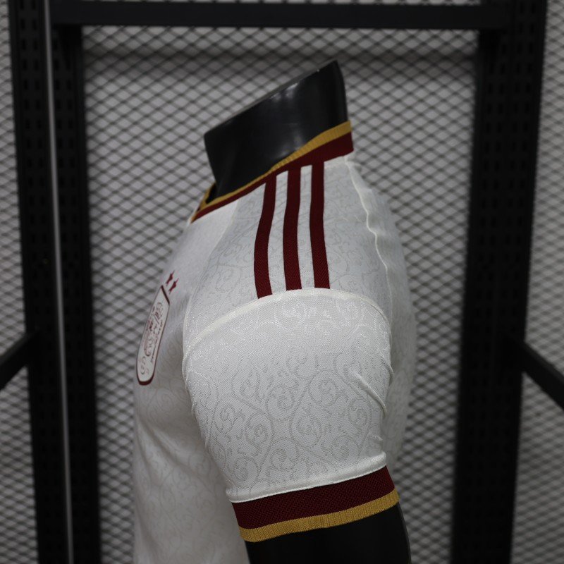 2 Star Player Version 2026 Spain Away White Jersey With Champion Patch
