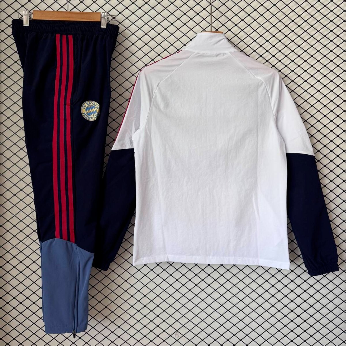 26/27 Bayern Munich White & Red Training Tracksuit