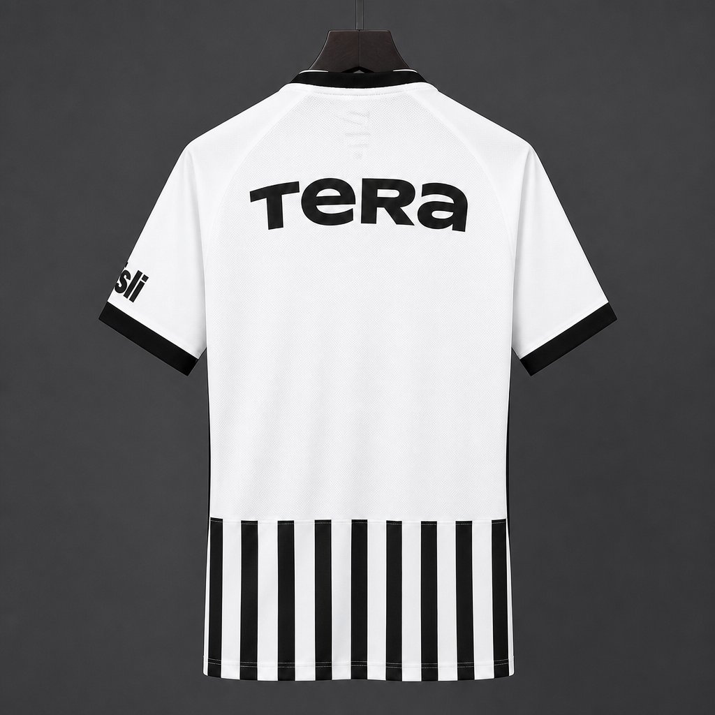26/27 Beşiktaş JK Black & White Stripes Home Jersey