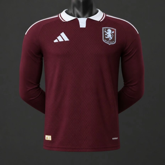 Player Version 26/27 Aston Villa Home Long Sleeve Jersey