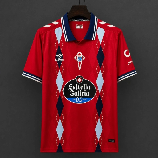 26/27 Celta de Vigo Third Red Jersey