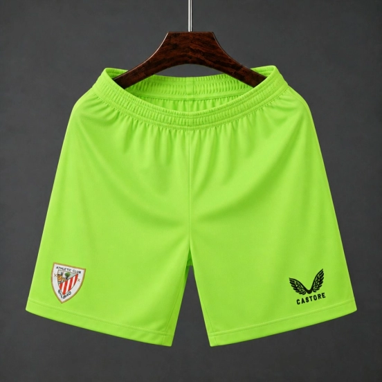 26/27 Athletic Bilbao Green Goalkeeper Shorts
