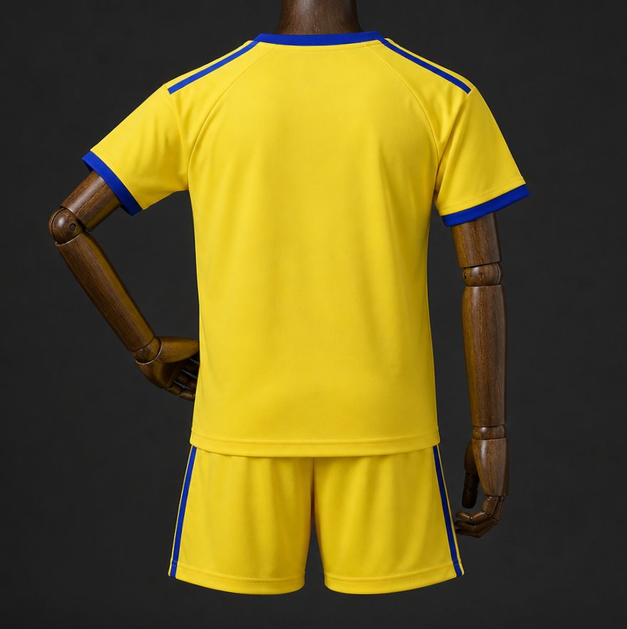 26/27 Kids Manchester United Yellow Goalkeeper Jersey