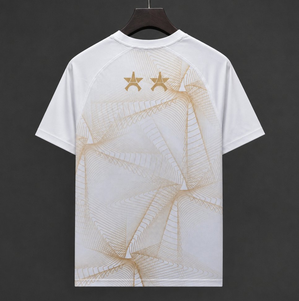 26/27 Paris Saint-Germain Pre-Match White/Gold Jersey