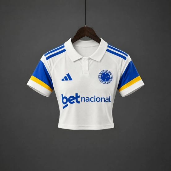 26/27 Cruzeiro Third Women Crop Jersey