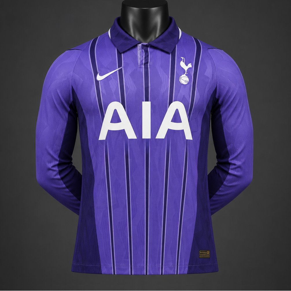 Player Version 26/27 Tottenham Hotspur FC Third Purple Long Sleeve Jersey