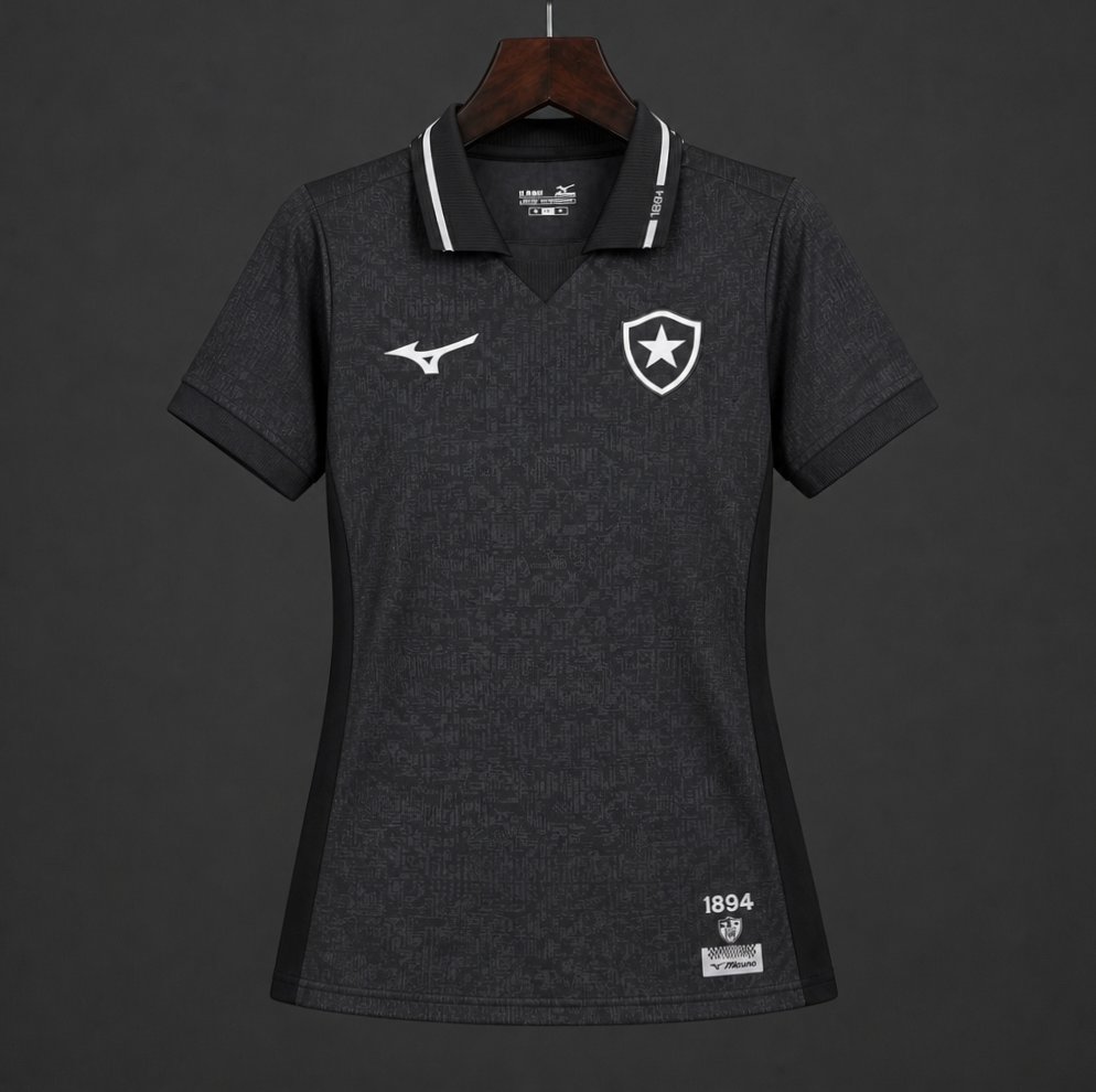 2026 Women Botafogo Away Black Jersey