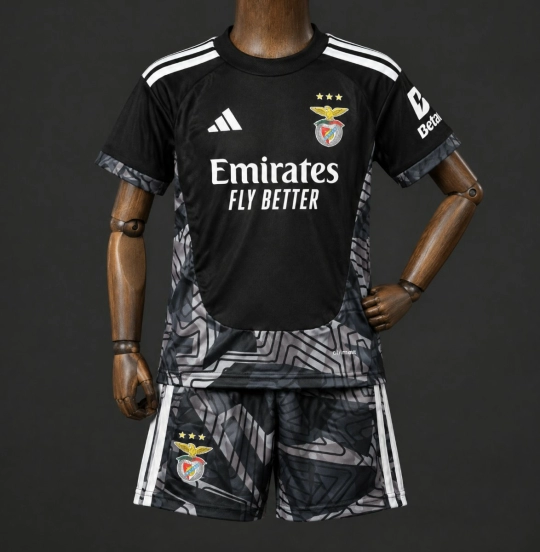 26/27 Kids SL Benfica Third Black Jersey
