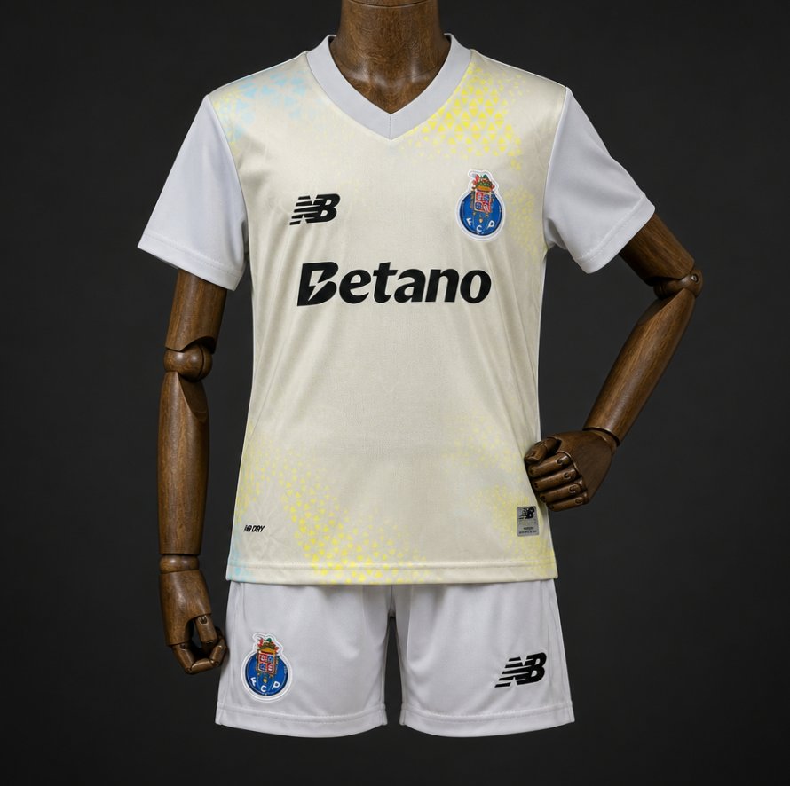 26/27 Kids Porto Grey Goalkeeper Jersey